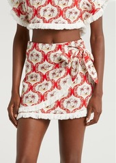 FARM Rio Beach Cover-Up Wrap Miniskirt