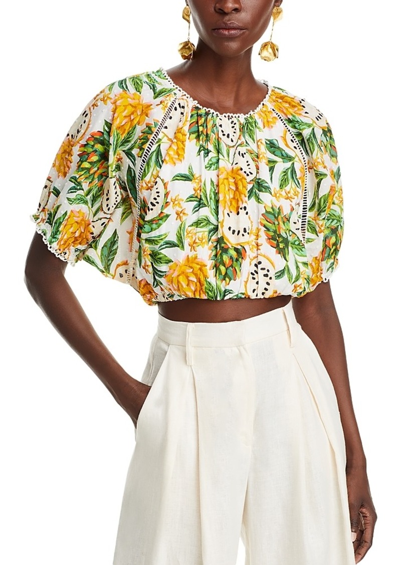 Farm Rio Biriba Cropped Top