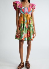 FARM Rio Foliage Mix Minidress at Nordstrom