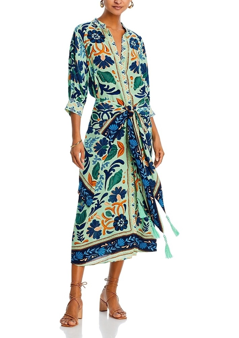 Farm Rio Ocean Tapestry Midi Dress - 100% Exclusive