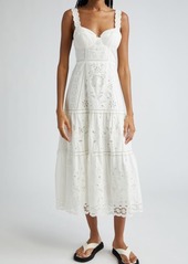 FARM Rio Richillieu Broderie Anglaise Sundress