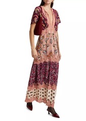 FARM Rio Glam Tapestry Maxi Dress