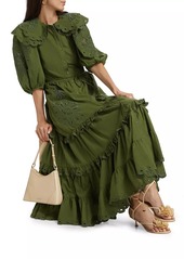 FARM Rio Hummingbird Richelieu Maxi Dress