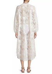 FARM Rio Laise Eyelet Cotton Cover-Up