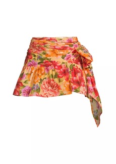 FARM Rio Lila Cover-Up Miniskirt