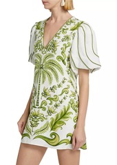 FARM Rio Milani Painterly Floral Minidress