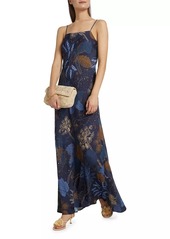 FARM Rio Night Jungle Slip Maxi Dress