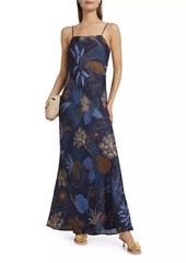 FARM Rio Night Jungle Slip Maxi Dress