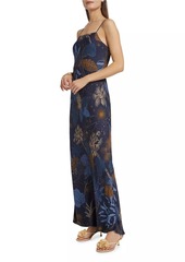 FARM Rio Night Jungle Slip Maxi Dress