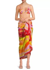 FARM Rio Painted Fishes Sarong