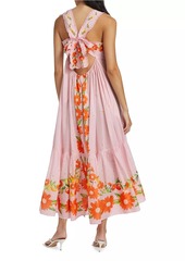 FARM Rio Papaya Salad Cotton Maxi Dress