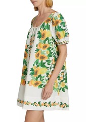 FARM Rio Papaya Salad Scoopneck Minidress