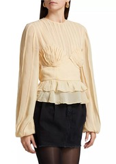 FARM Rio Pleated Bust Blouse