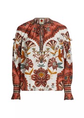 FARM Rio Riad Botanical Blouse