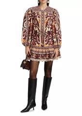 FARM Rio Toucans Scarf Minidress