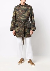Fear of God camouflage belted jacket
