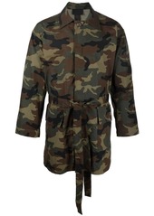 Fear of God camouflage belted jacket