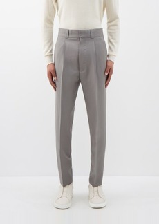 Fear Of God - Eternal Pleated Mohair-blend Suit Trousers - Mens - Grey