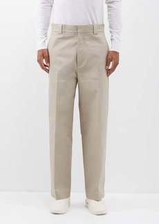Fear Of God - Pressed-front Straight-leg Trousers - Mens - Beige