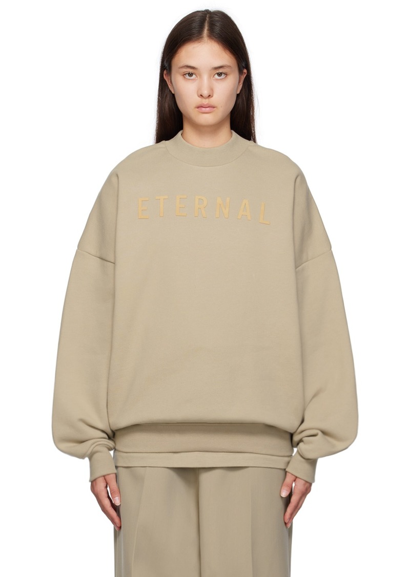 Fear of God Beige Eternal Sweatshirt