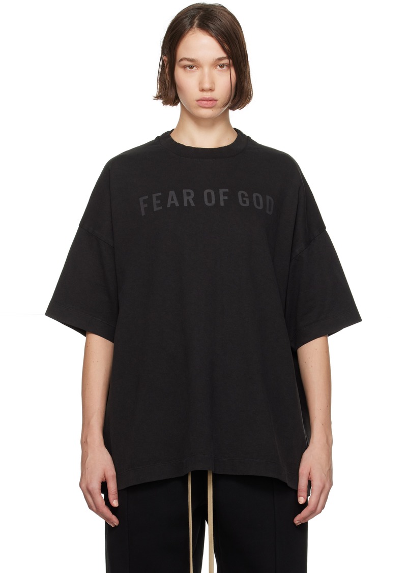 Fear of God Black ' Fear of God' T-shirt