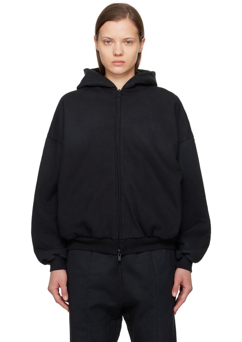 Fear of God Black Full Zip Hoodie