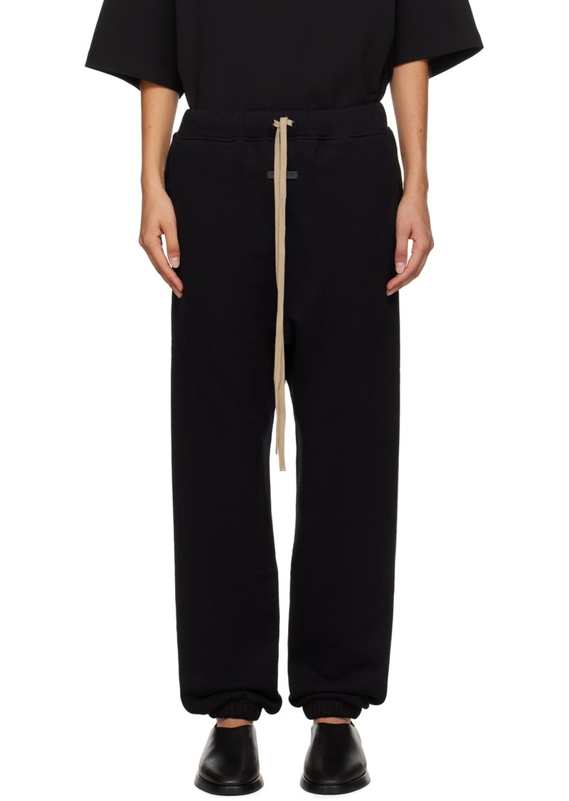 Fear of God Black Relaxed Lounge Pants