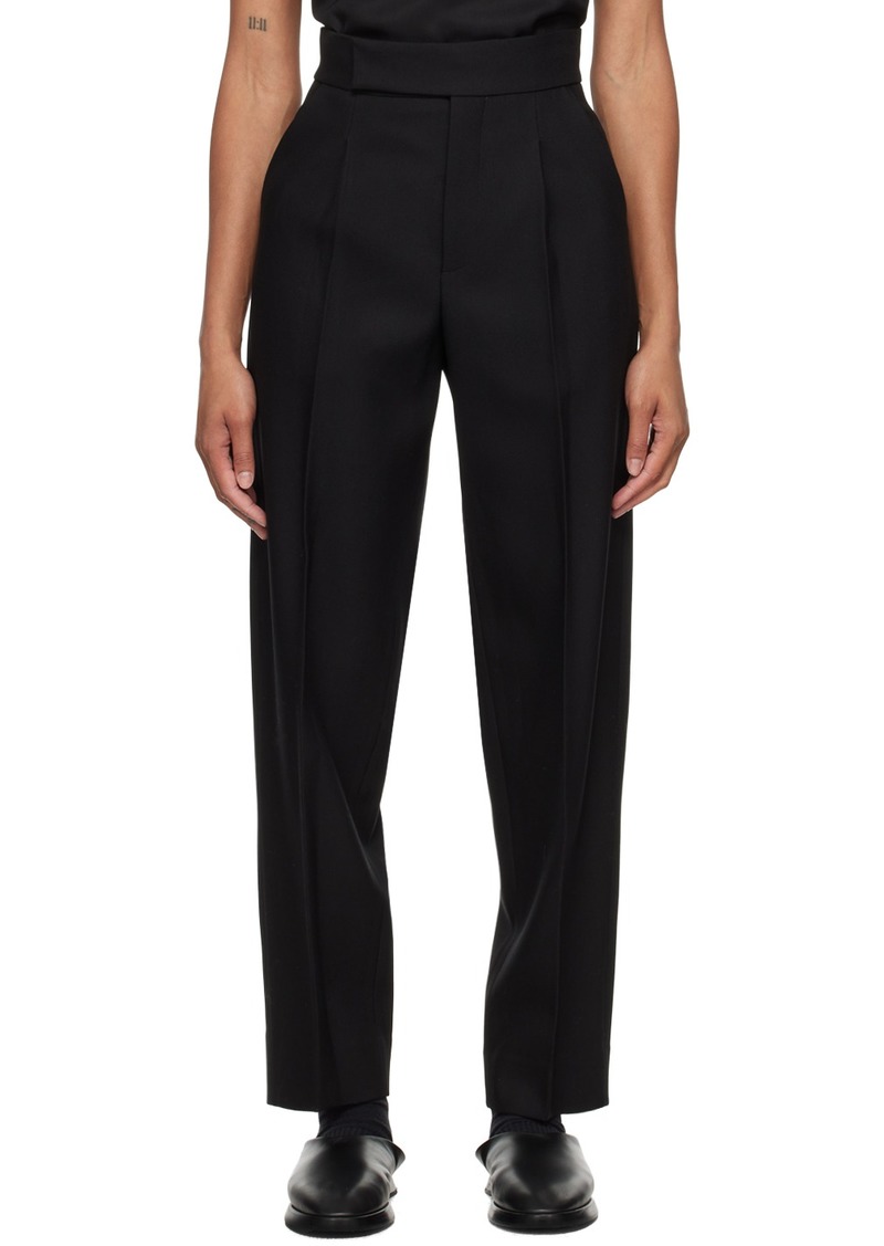 Fear of God Black Tapered Trousers