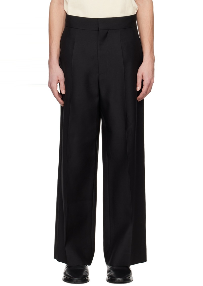 Fear of God Black Wide-Leg Trousers