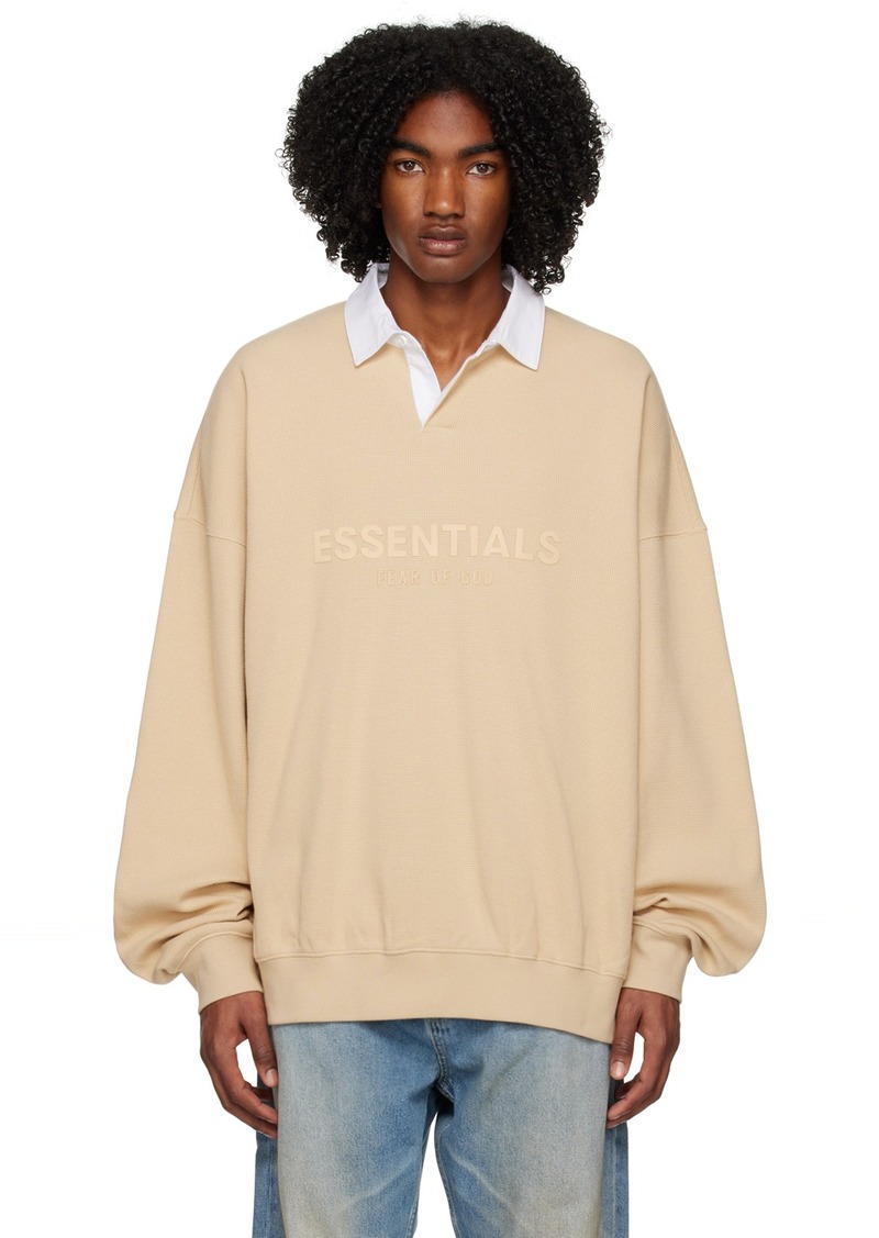 Fear of God ESSENTIALS Beige Bonded Polo