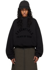 Fear of God ESSENTIALS Black Bonded Hoodie