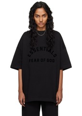 Fear of God ESSENTIALS Black Crewneck T-Shirt