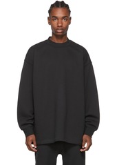 Fear of God ESSENTIALS Black Relaxed Sweatshirt