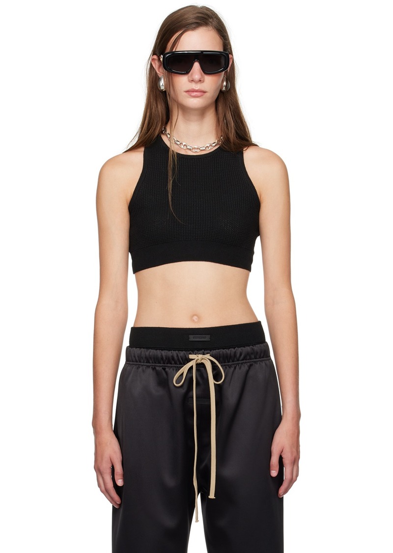 Fear of God ESSENTIALS Black Sport Tank Top