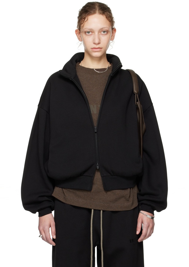 Fear of God ESSENTIALS Black Zip Jacket