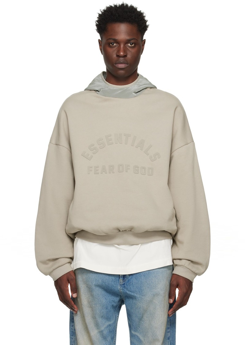 Fear of God ESSENTIALS Gray Bonded Hoodie
