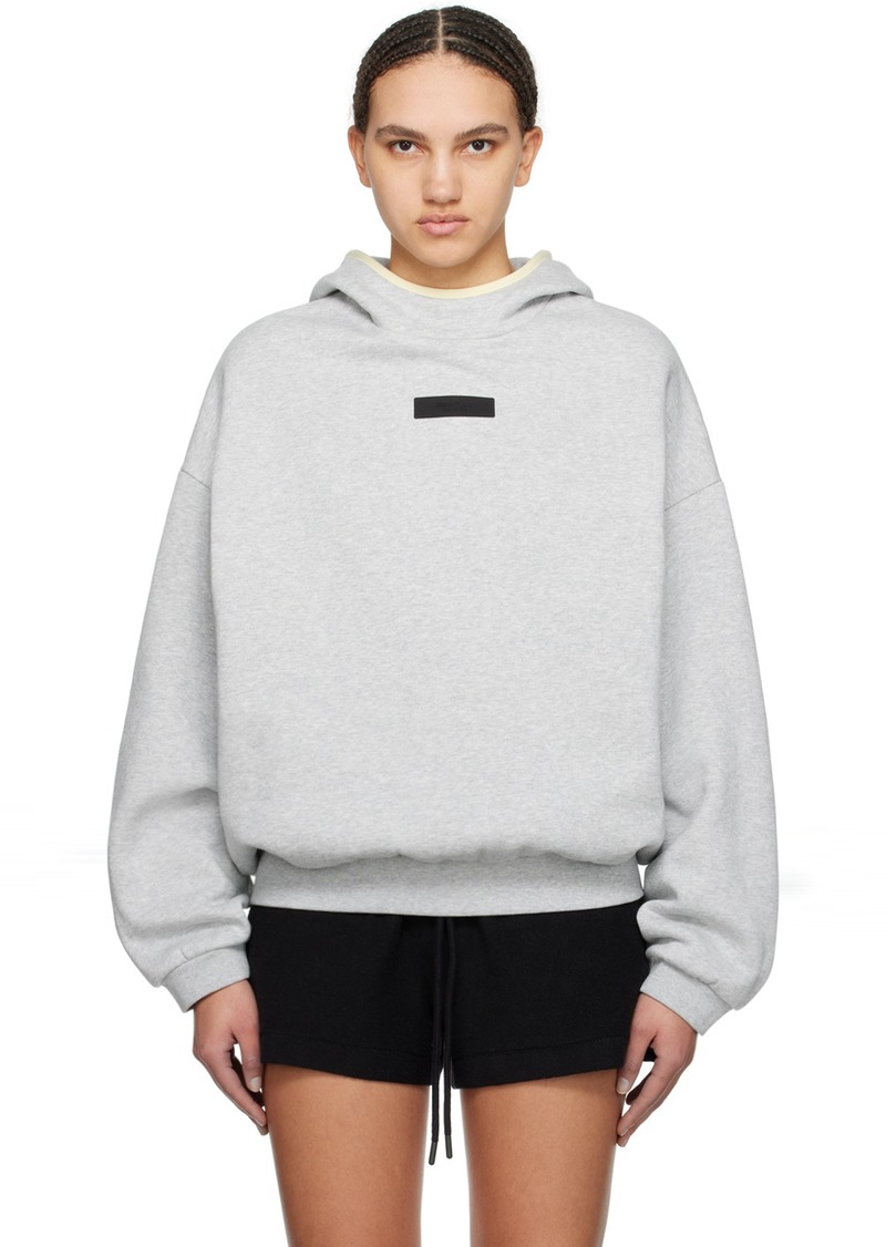 Fear of God ESSENTIALS Gray Patch Hoodie
