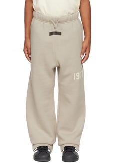 Fear of God ESSENTIALS Kids Gray '1977' Relaxed Lounge Pants