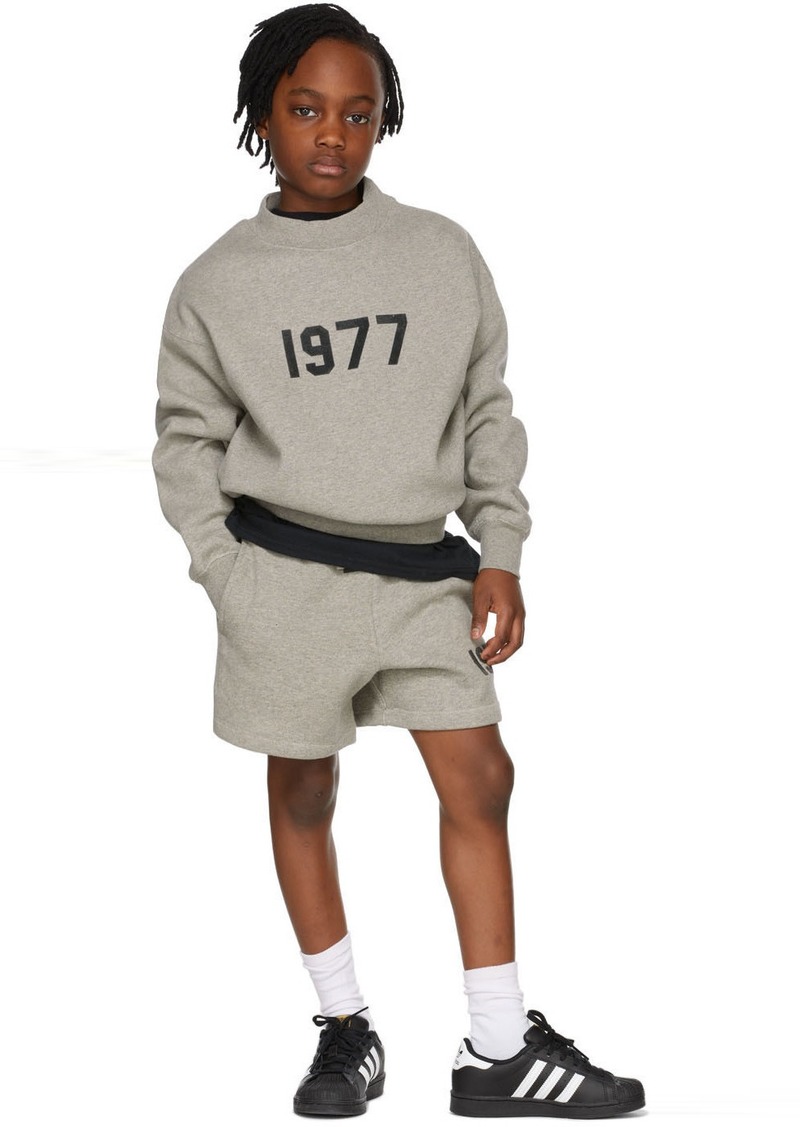 Fear of God ESSENTIALS Kids Grey '1977' Sweatshirt