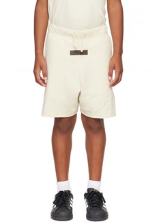 Fear of God ESSENTIALS Kids Off-White Jersey Shorts