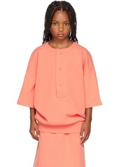 Fear of God ESSENTIALS Kids Pink Oversized Henley