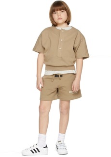 Fear of God ESSENTIALS Kids Tan French Terry Henley