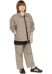 Fear of God ESSENTIALS Kids Taupe Relaxed Trousers