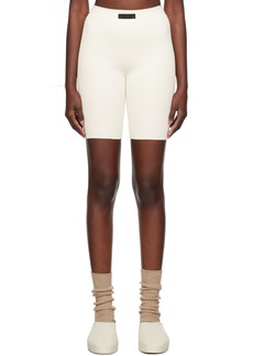 Fear of God ESSENTIALS Off-White Patch Shorts