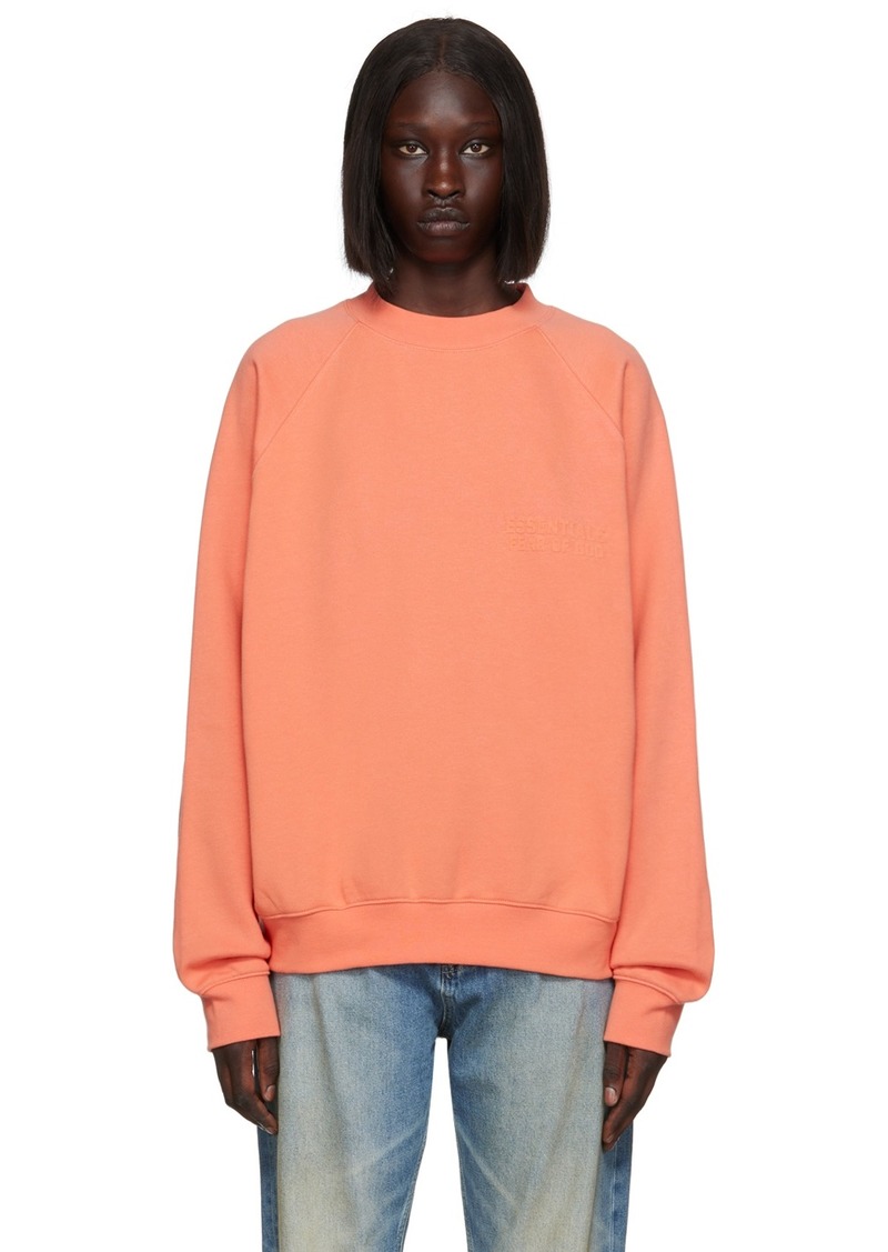 Fear of God ESSENTIALS Pink Crewneck Sweatshirt