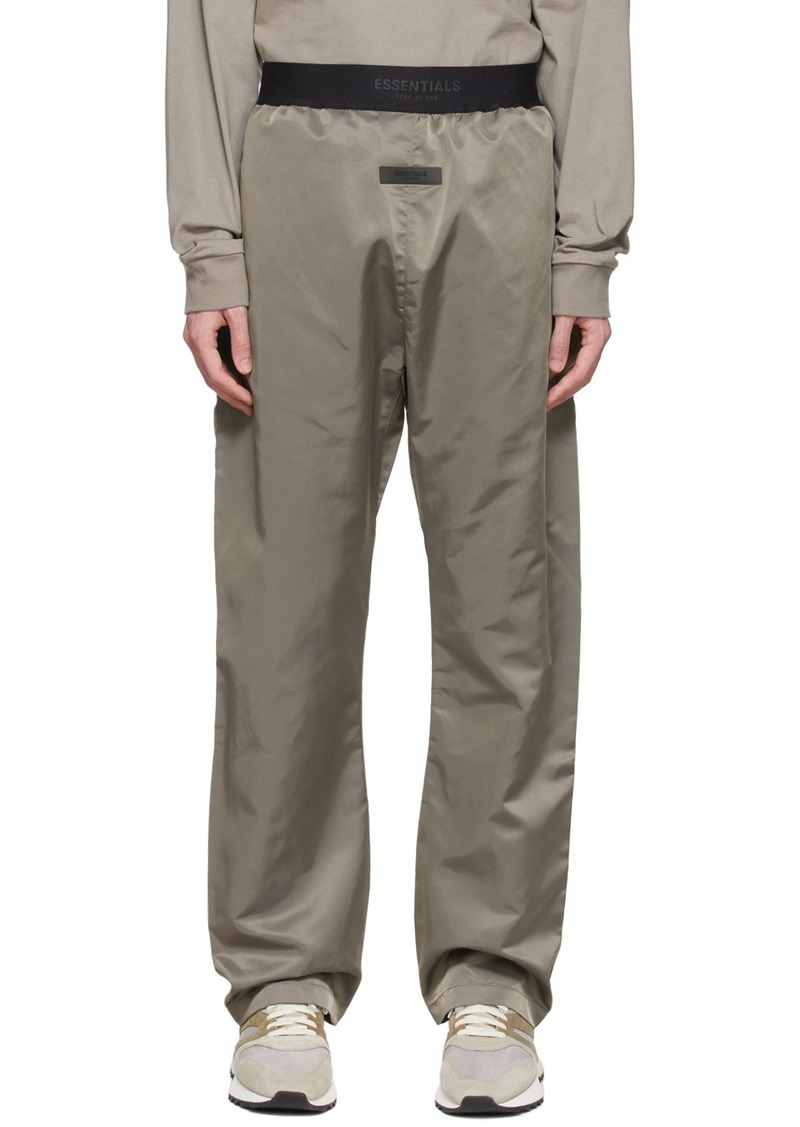 Fear of God ESSENTIALS Taupe Nylon Lounge Pants