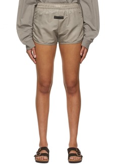 Fear of God ESSENTIALS Taupe Nylon Shorts