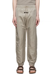 Fear of God ESSENTIALS Taupe Nylon Track Pants