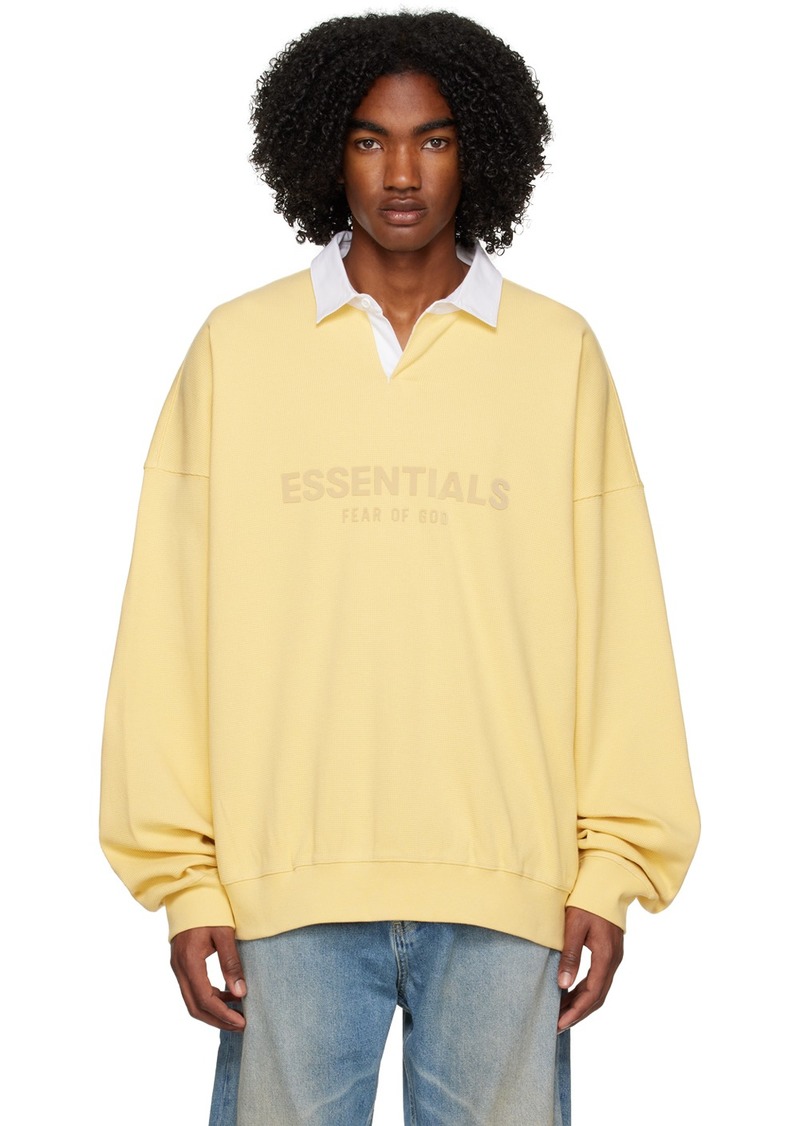 Fear of God ESSENTIALS Yellow Bonded Polo
