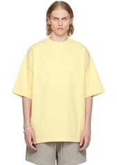 Fear of God ESSENTIALS Yellow Crewneck T-Shirt